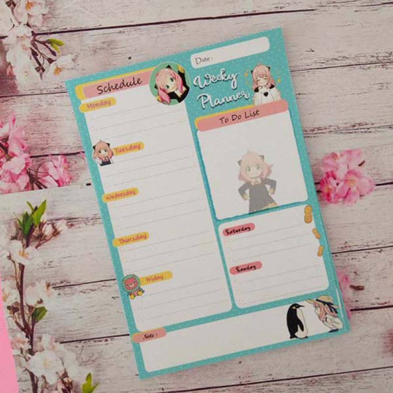 Anya forger A5 Weekly Planner