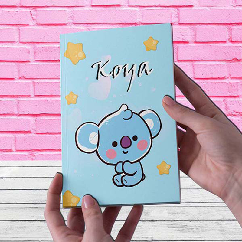 BT21 Koya Sert Kapak Defter