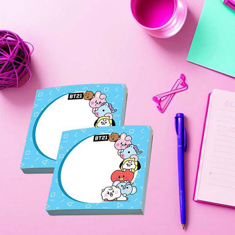 BT21 Memo Pad Not Defteri