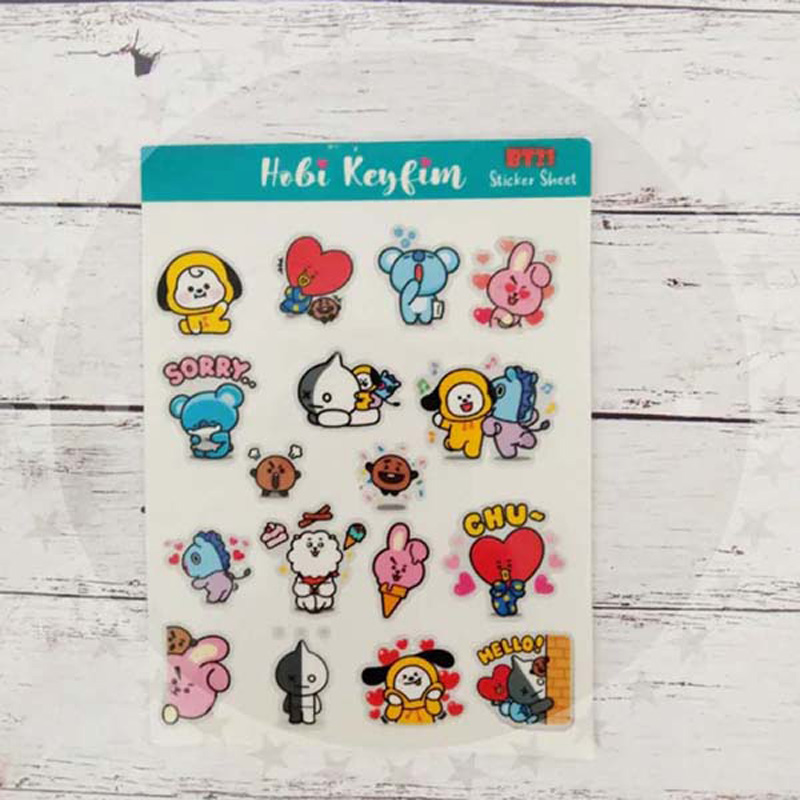 BTS BT21 Sticker Set