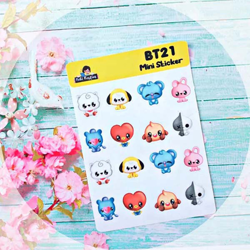 BTS BT21 Sticker Sheet