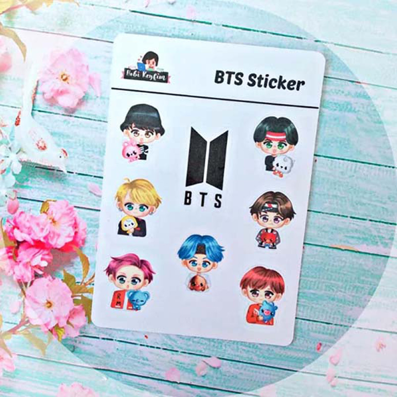 BTS Sticker Sheet