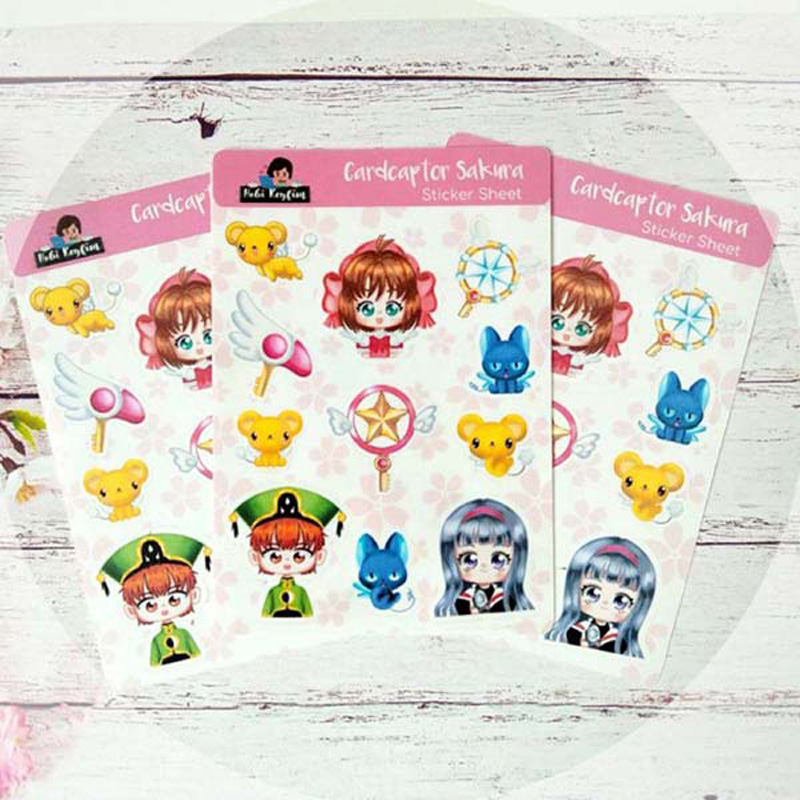 Cardcaptor Sakura Anime Sticker Paketi