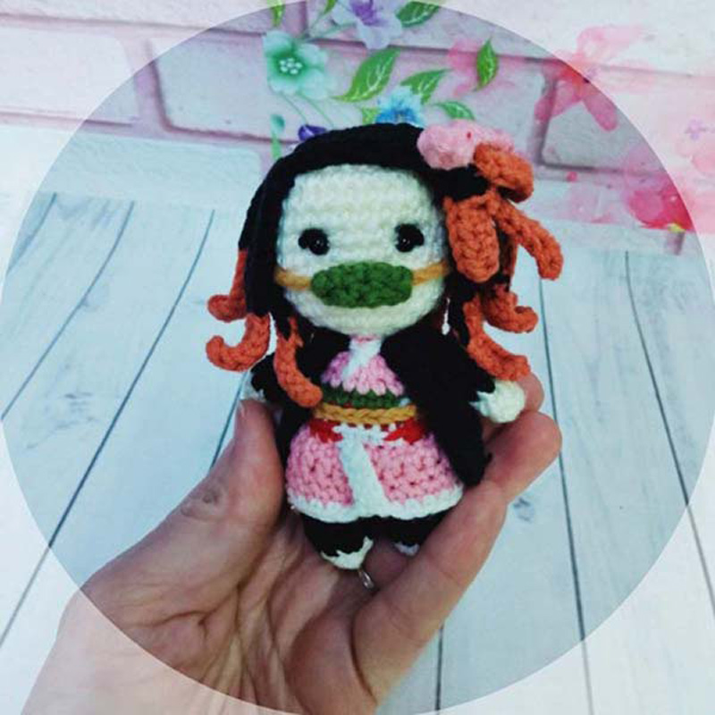 Demon Slayer Nezuko Amigurumi Anahtarlık