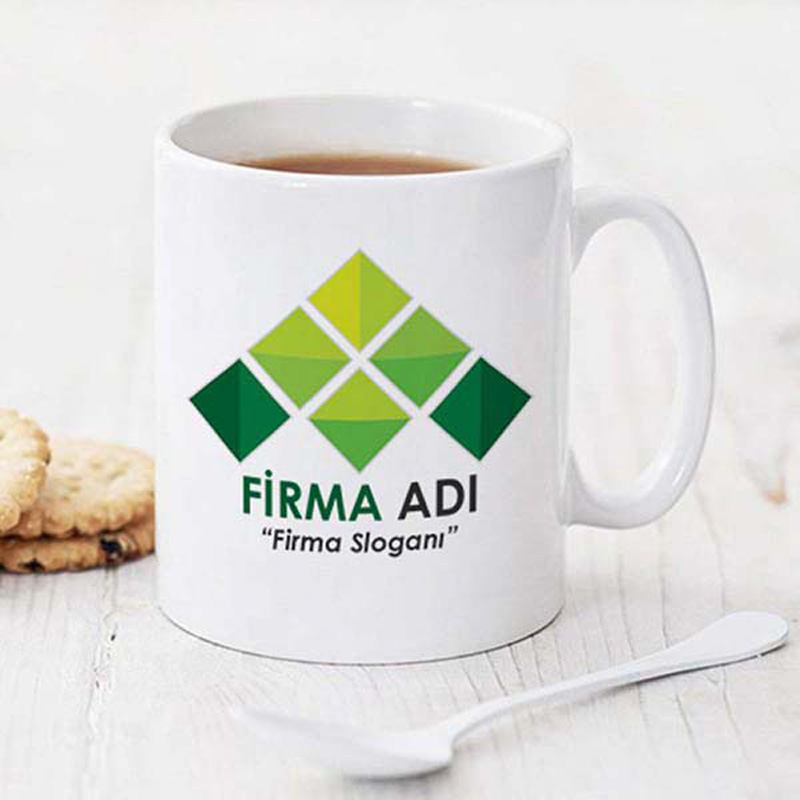 Firmaya Özel Logo Resim Baskılı Kupa