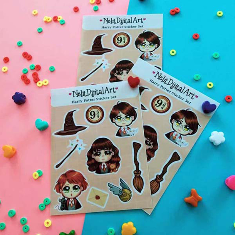 Harry Potter Temalı Sticker Sheet