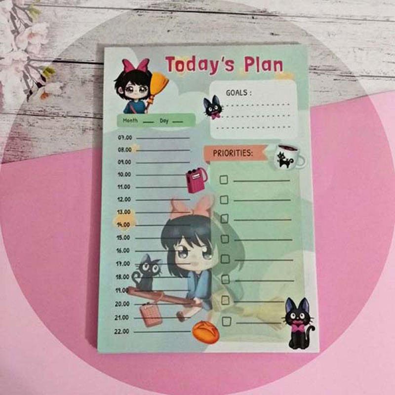 Kiki Delivery Service A5 Today Planner