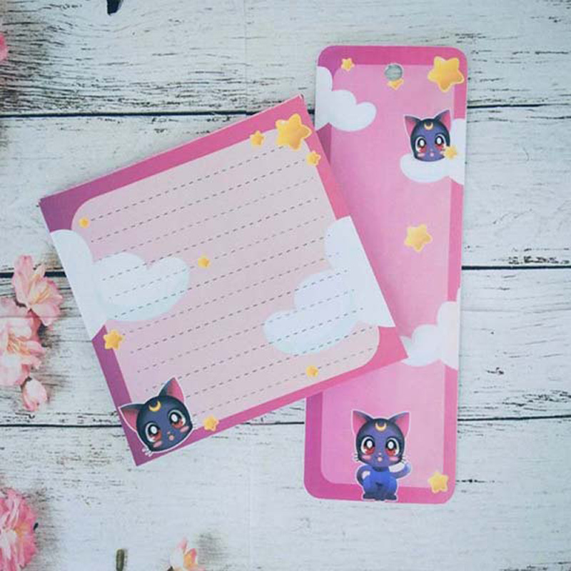 Luna Memopad ve Kitap Ayracı Sailormoon Luna