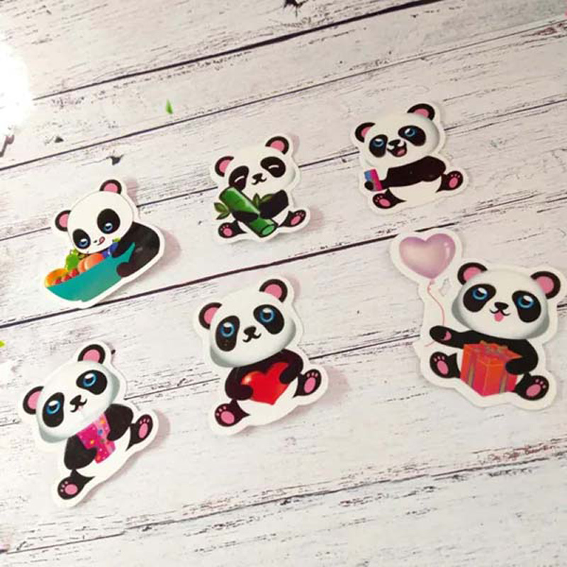 Panda Sticker Set