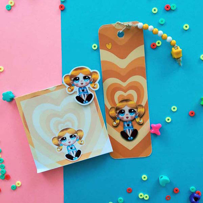 Powerpuffgirls Bubbles Temalı 3'lü Set