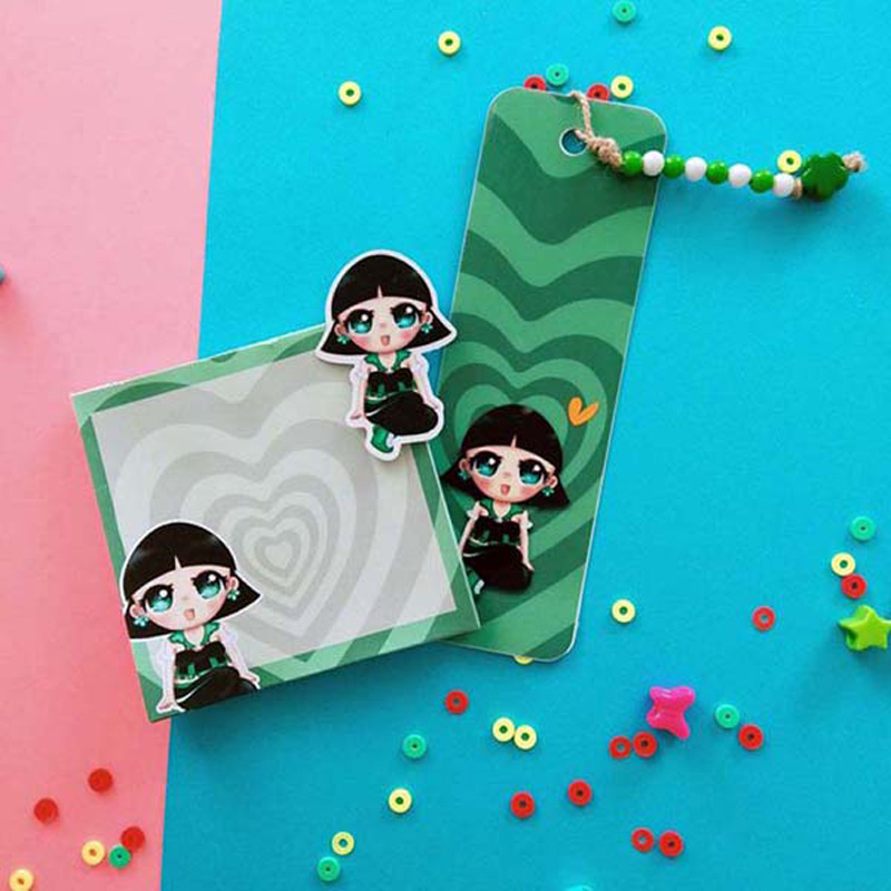 Powerpuffgirls Buttercup Temalı 3lü Set