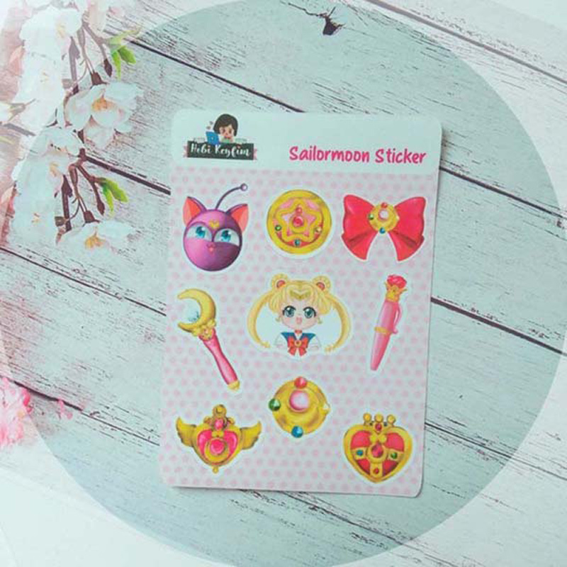 Sailor Moon Anime Sticker Sheet