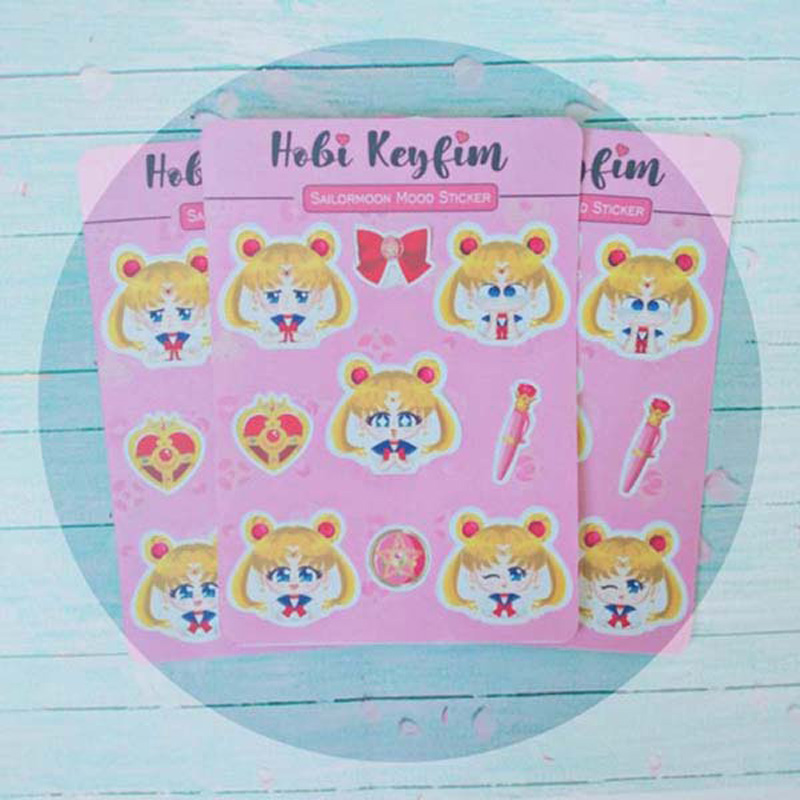 Sailor Moon Moon Mood Sticker Sheet