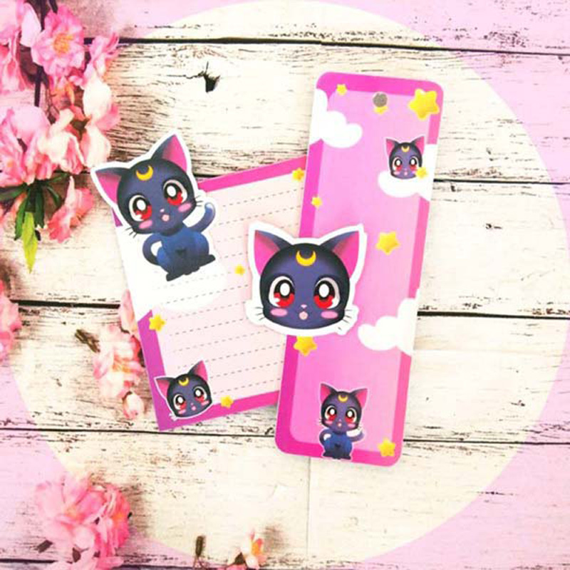 Sailormoon Luna Temalı 4'lü Set