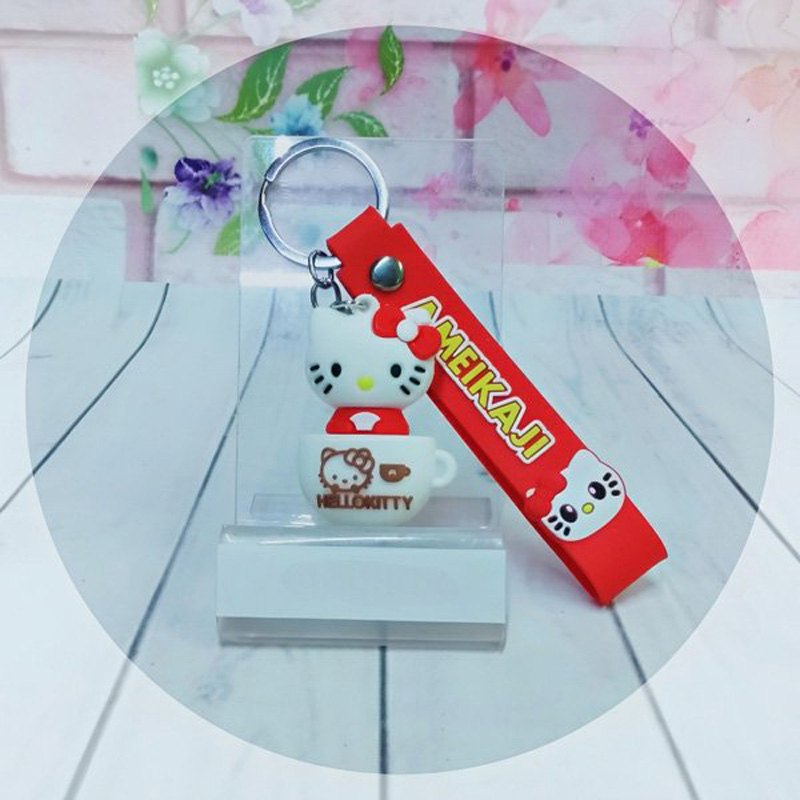Sanrio Hello Kitty Silikon Anahtarlık