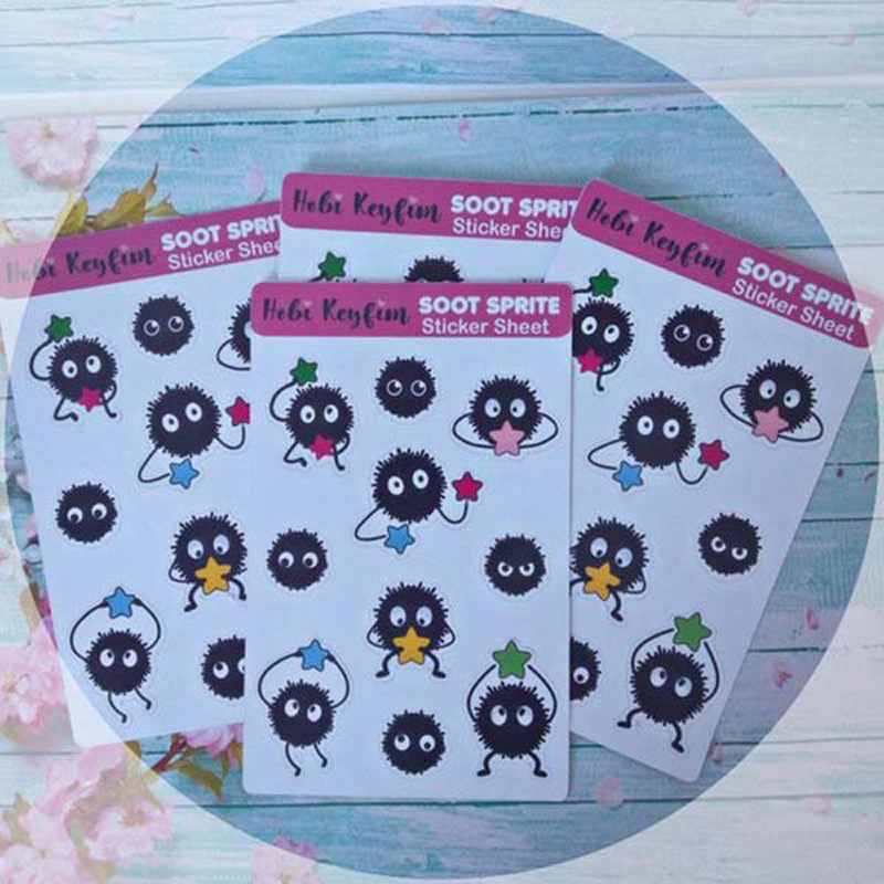 Soot Sprite Sticker Sheet